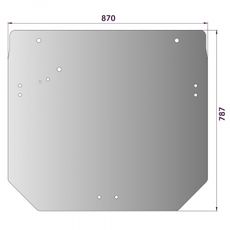 Bagrude til John Deere 5M, 6M, 6R, for optimal udsigt og komfort.