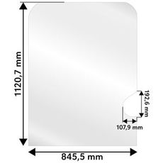 Låg til Hitachi Zx-3 øvre forrude, sikrer beskyttelse og komfort.