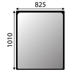 Forrude Komatsu PC8-PC11 serie øvre