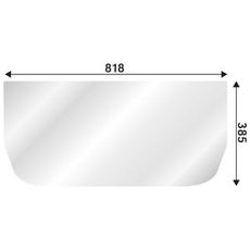 Forrude for Volvo C/D Lavere, ideel for beskyttelse og udsigt.