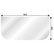 Forrude til Volvo B lavere, beskytter føreren mod elementerne.