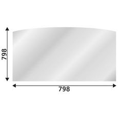 Forrude for Nh Kobelco Sr lavere, beskytter mod vejrforhold.