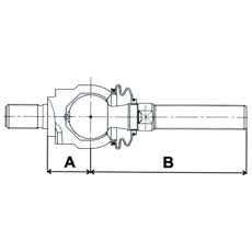 P-ende for indre venstre/højre til JCB 453, perfekt til reparation.