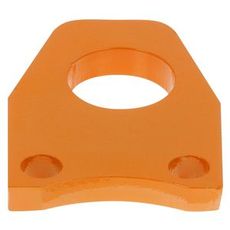 Flange designet til løftearme, giver stærk og sikker forbindelse.