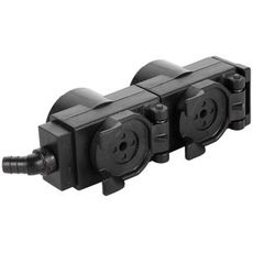 Opsamler til oliespild med 45° hydraulikkobling, sikker for miljøet og brugervenlig.