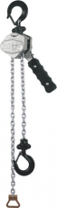 HÅNDTALJEBLOK 250KG, 3.0M, til tung løftanvendelse i aluminiumsmateriale.