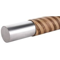 Krom rundstang 38x1000mm, pålidelig og stærk til barske arbejdsmiljøer.