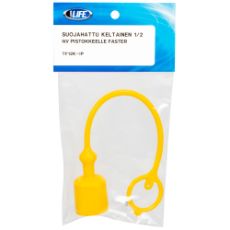 Gul beskyttelsesprop til 1/2" serie nv hun fra Faster, perfekt beskyttelse for nem installation.