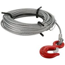 Reservewire til dragtalje med krog, 0,8T kapacitet og 20M længde til pålidelig træning.