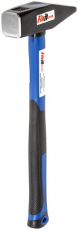 Robust smedehammer med glasfiberskaft, perfekt til langvarig brug i smedemiljøet.