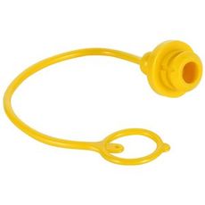 Beskyttelsesprop i gult til 1/2" nv hun fra Faster, ideel til beskyttelse af forbindelser.