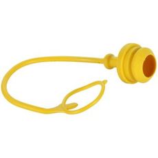 Gul beskyttelsesprop 3/4" for Anv Hona Faster, synlig og sikker.