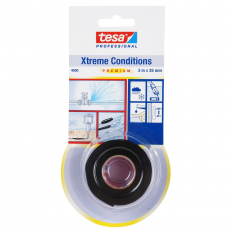 Sort vulkantape fra 3M, 25 mm bred, ideel til holdbare reparationer.