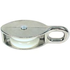 Blok 50Mm til effektiv lastning og kipning af materialer ved traktorbrug.