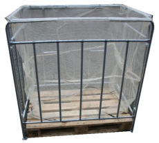 Eurostativ designet til at holde brændesække stabilt og effektivt.