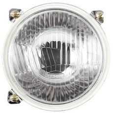 Højre rund forlygte til MF 1672768M91, praktisk til landbrugsarbejde.