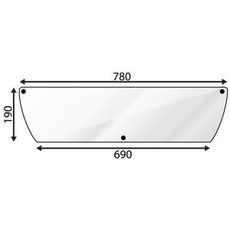 Bagrude nederste til MF 3476137M1, ideel til at genskabe originaludseendet.