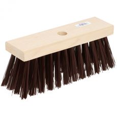 Gadekost med 250 mm diameter, effektiv til rengøring af veje og overflader.