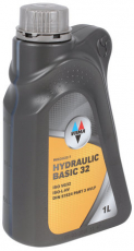 Hydraulic Basic 32 1L, højkvalitets hydraulikolie til optimal drift.
