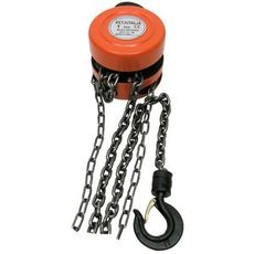 Kættingtalje 1T x 2,5M, perfekt til små og mellemstore løft.