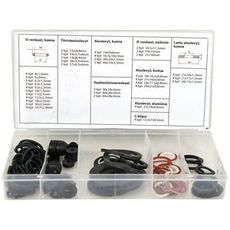 Tætningssortiment 125-dele, ideelt til forskellige applikationer.