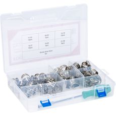 Slangeklemmesæt 50Stk A2 13-44Mm/ 12,7Mm