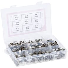 Slangeklemmesæt 110Stk A2 6-22Mm/ 9,0Mm