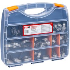 Slangeklemmesæt 85St A4 9,5-55Mm/ 9,7-11,7Mm