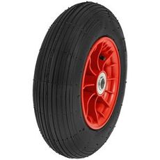 Reservehjul til XK6212 trillebør, sikrer stabil transport.