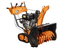 Sneslynge med elstart og bæltdrift, arbejdsbredde 720 mm, til effektiv snefjernelse.