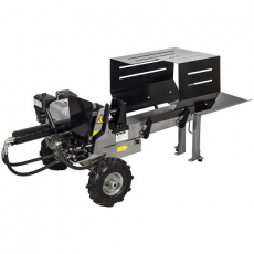 Dobbeltsidet brændekløver med 8 tons kapacitet og 52 cm kløve, perfekt til hurtig kløvning.