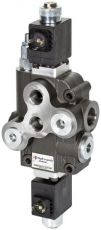Retningsventil 1/2" 12V 1-SPOL før effektiv styring af hydraulik.