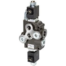Retningsventil 1/2" 12V 1-SPOL før effektiv styring af hydraulik.