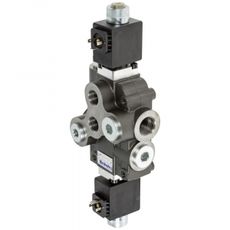 Retningsventil 1/2" 24V 1-SPOL, effektiv for højspændingsapplikationer.